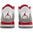 Red Jordan 3 Retro GS Shoes Kids OC4491-821