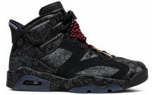 Black Jordan Wmns Air Jordan 6 Retro Shoes Mens AB0286-012