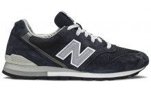 Navy White New Balance 996 Shoes Womens AF1493-588