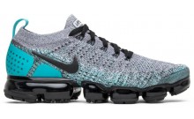 Turquoise Nike Air VaporMax Flyknit 2 Shoes Mens AO0234-609