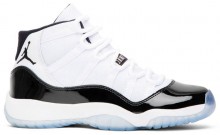 White Jordan 11 Retro GS Shoes Mens AW8185-577