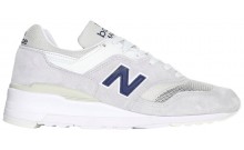 White New Balance 997 Suede Shoes Mens AZ2928-790
