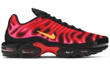 Red Nike Supreme x Air Max Plus TN Shoes Mens BE4606-622