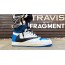 White Jordan Fragment Design x Travis Scott x Air Jordan 1 Retro High Shoes Mens BE7629-706