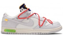 White Dunk Off-White x Dunk Low Shoes Womens BG7282-271