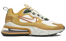 Gold Nike Air Max 270 React Shoes Mens BT5420-267