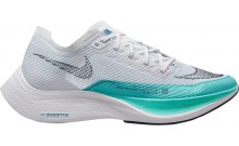 White Green Nike Wmns ZoomX Vaporfly Next% 2 Shoes Womens BZ0842-214