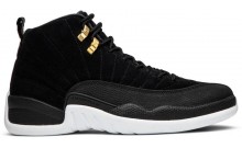 Black Jordan 12 Retro Shoes Mens CS4595-743