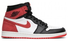 Red Jordan 1 Retro High OG Track Shoes Mens DQ2412-666