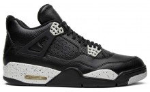 Black Jordan 4 Retro LS Shoes Mens DV6033-824
