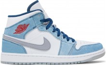 Blue Jordan 1 Mid SE Shoes Mens ET6084-678