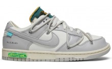 White Dunk Off-White x Dunk Low Shoes Womens FR0703-612