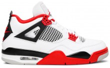 Red Jordan 4 Retro OG Shoes Mens FY6476-179