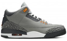 Grey Jordan 3 Retro Shoes Mens GW6788-433