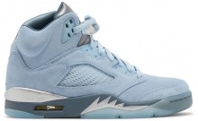 Blue Jordan Wmns Air Jordan 5 Retro Shoes Mens GZ8112-010