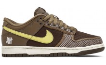Brown Dunk Undefeated x Dunk Low SP Shoes Womens HQ1585-043