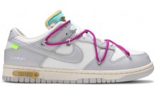 White Dunk Off-White x Dunk Low Shoes Womens ID5766-770