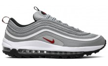 Silver Nike Air Max 97 Golf Golf Shoes Mens IG6953-340
