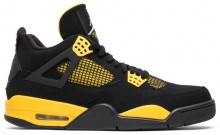Black Jordan 4 Retro Shoes Mens II5694-367