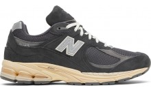 Black New Balance 2002R Shoes Mens II6015-089