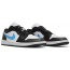 Black Blue Jordan Wmns Air Jordan 1 Low Shoes Mens IL3537-349