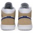 White Khaki Blue Jordan 1 Mid Shoes Mens IL8782-827