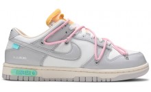White Dunk Off-White x Dunk Low Shoes Womens IO6458-125