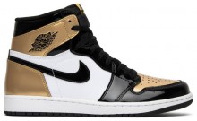 Gold Jordan 1 Retro High OG NRG Shoes Mens IR1452-858