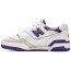 White Purple New Balance 550 Shoes Womens IS9413-399