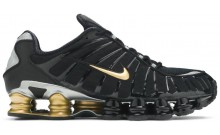 Black Gold Nike Neymar Jr. x Shox TL Shoes Mens JD9935-532