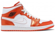 Orange Jordan 1 Mid SE Shoes Mens JN5992-132