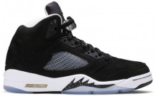 Black Jordan 5 Retro Shoes Mens JS5235-277