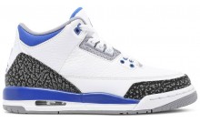 Blue Jordan 3 Retro GS Shoes Kids KD0370-429