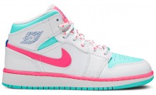 Pink Jordan 1 Mid Shoes Womens KD5843-882