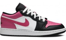 Pink Jordan 1 Low GS Shoes Womens KO9295-384