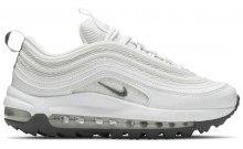 White Grey Nike Air Max 97 Golf Golf Shoes Mens KR4399-007