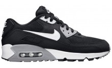 Black Grey Nike Air Max 90 Essential Shoes Womens KY5132-216