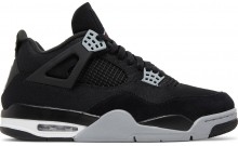 Black Jordan 4 Retro Shoes Womens LA5857-620