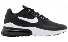 Black White Nike Air Max 270 React Shoes Mens LU0369-196