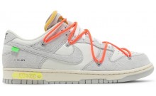 White Dunk Off-White x Dunk Low Shoes Womens MK6956-051