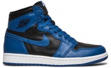 Dark Blue Jordan 1 Retro High Shoes Womens ML4086-167