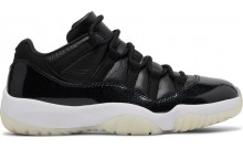 Black Jordan 11 Retro Low Shoes Mens MM8775-290