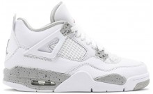 White Jordan 4 Retro GS Shoes Womens MQ6714-644
