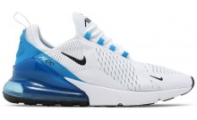White Blue Nike Air Max 270 Shoes Mens NS2641-254