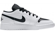 White Black Jordan 1 Retro Low GS Shoes Mens OG4446-539