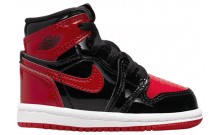 Red Jordan 1 Retro High OG TD Shoes Kids OP3811-765
