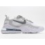 White Light Grey Nike Air Max 270 React Shoes Womens OZ7757-818