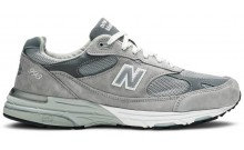 Grey White New Balance 993 Wide Shoes Mens PG2982-623