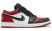Red Jordan 1 Low Shoes Mens PK6615-297