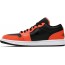 Black Orange Jordan 1 Low SE Shoes Mens PT9752-197